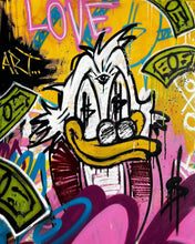 Load image into Gallery viewer, 30X40 “Scrooge McDuck - Manifest the life you want” 2024
