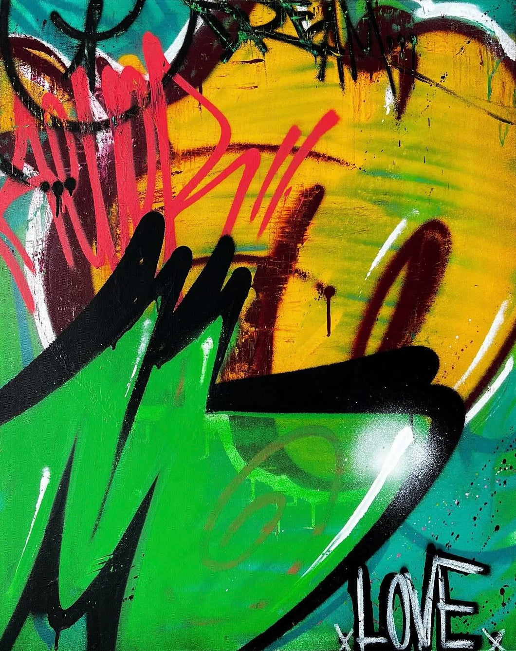 24x30 “Graffiti Mash Up” 2024