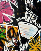 Load image into Gallery viewer, 40x40 “THUGZ NEED 2” 2024

