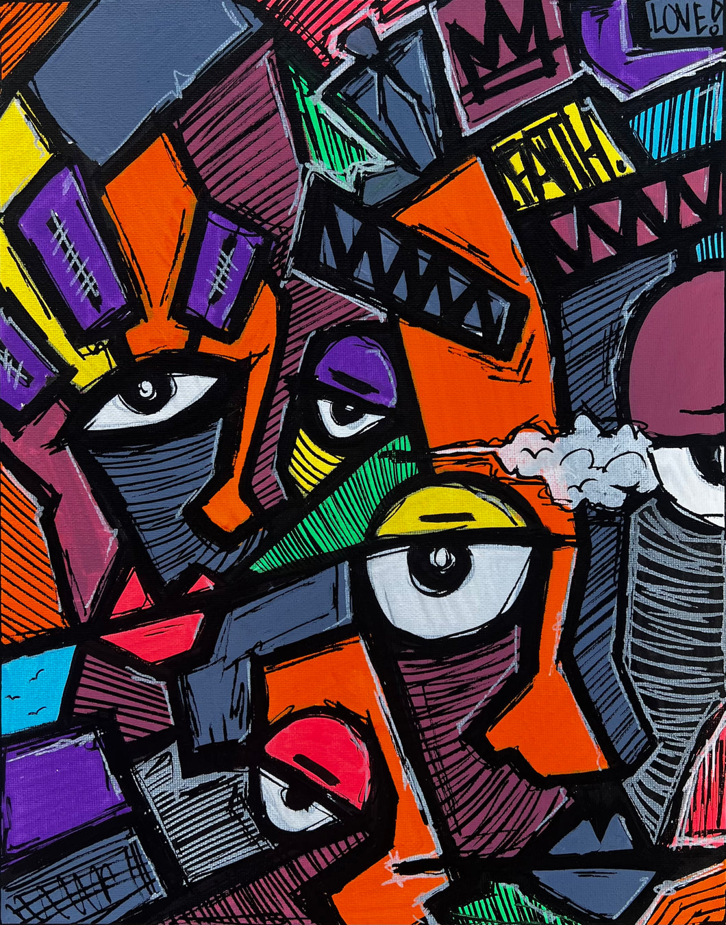 11x14 “Puzzled Awareness” 2024