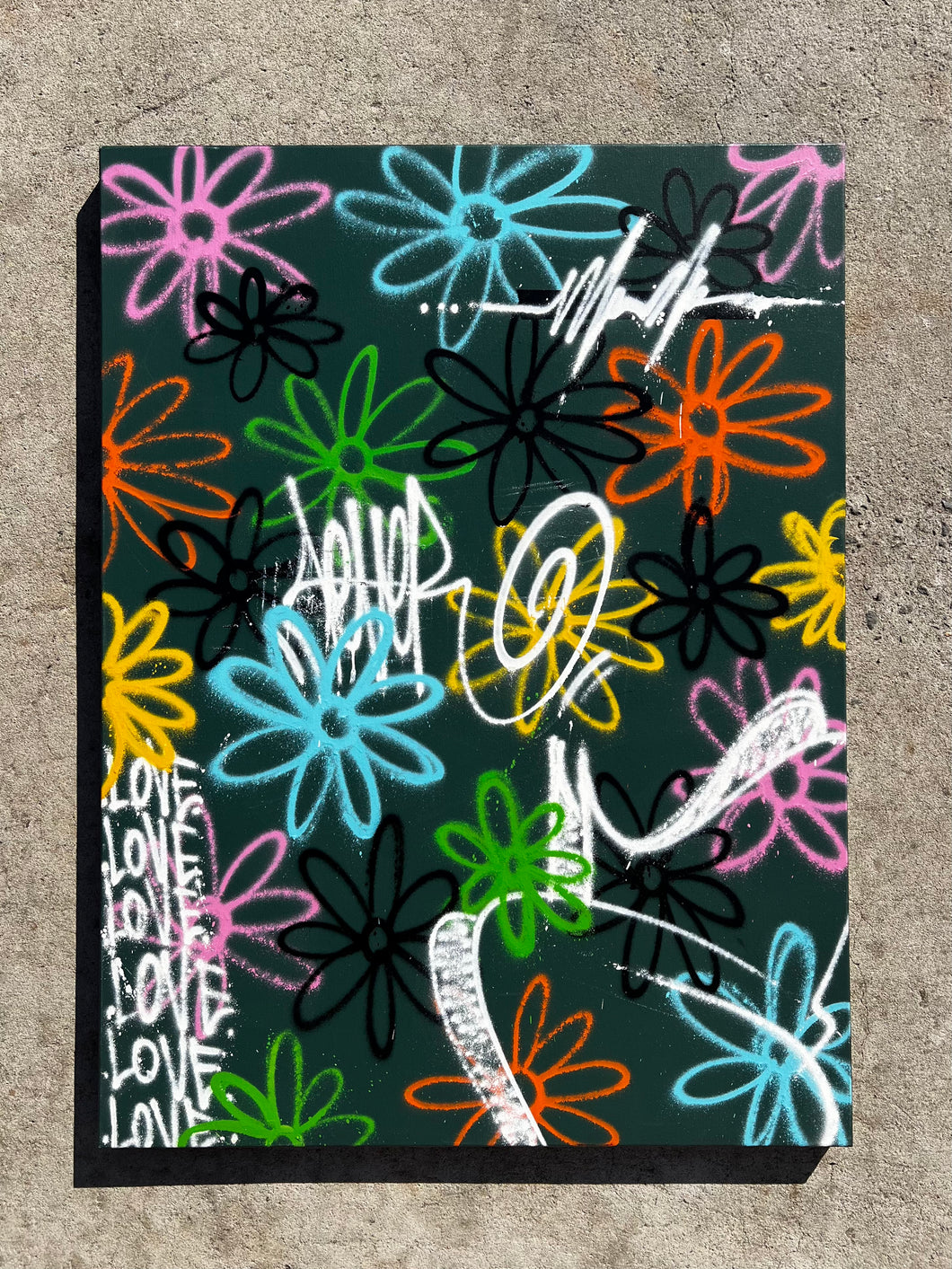 30x40 “Give Yourself Flowers” 2024